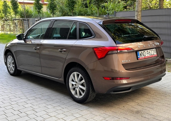 Skoda Scala cena 79800 przebieg: 87553, rok produkcji 2021 z Krapkowice małe 232